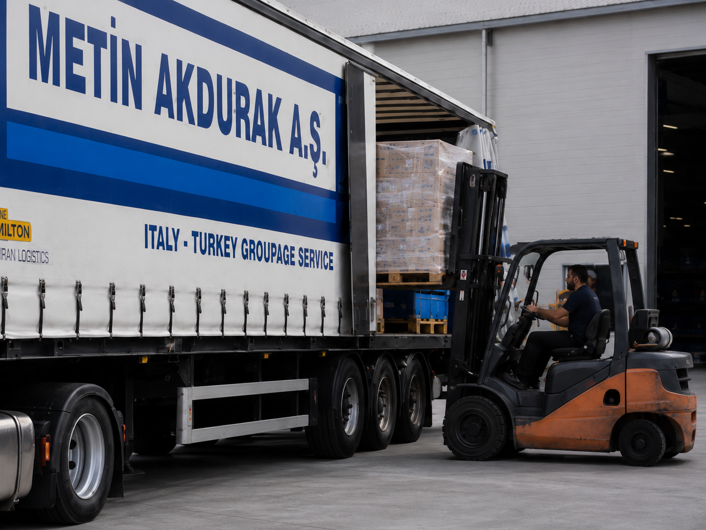 Depo / forklift operasyonu