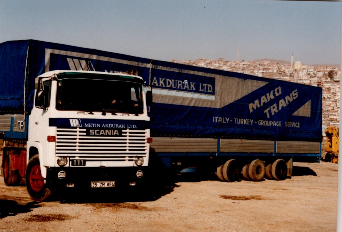 Scania 111, uno dei veicoli che hanno operato nella nostra flotta, 1978